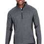 Spyder Mens Constant 1/4 Zip Sweater - Heather Black