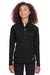 Spyder S16562 Womens Constant 1/4 Zip Sweater Black Model Front