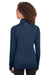 Spyder S16798 Womens Freestyle 1/4 Zip Sweatshirt Frontier Blue Model Back