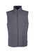 Spyder S17028 Mens Transit Full Zip Vest Polar Grey Flat Front