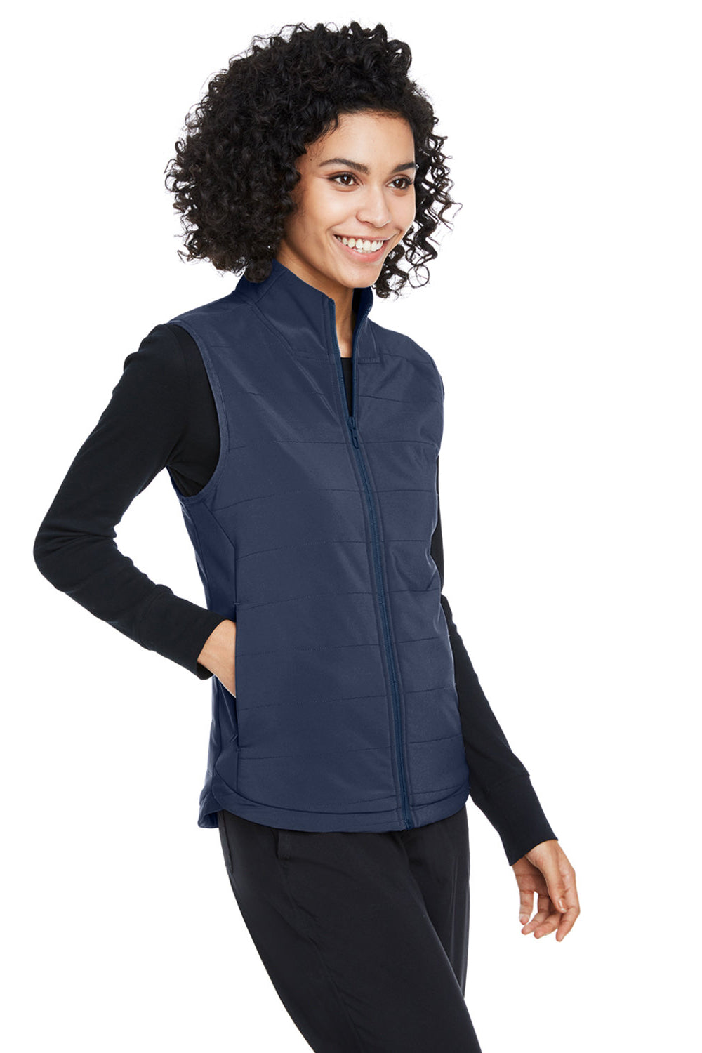 Spyder S17029 Womens Transit Full Zip Vest Frontier Blue Model 3q