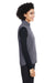 Spyder S17029 Womens Transit Full Zip Vest Polar Grey Model Side