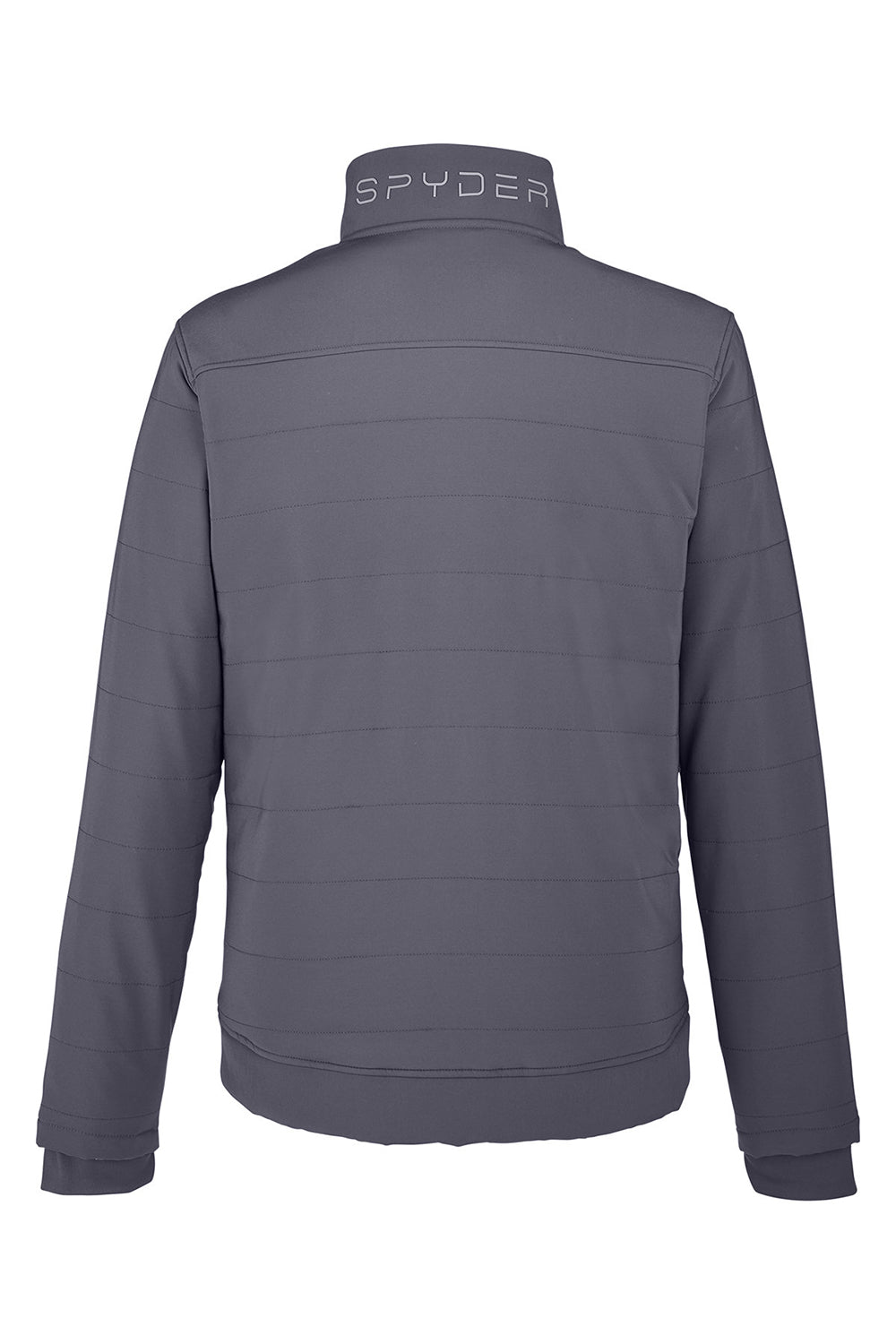 Spyder S17302 Mens Transit Full Zip Jacket Polar Grey Flat Back