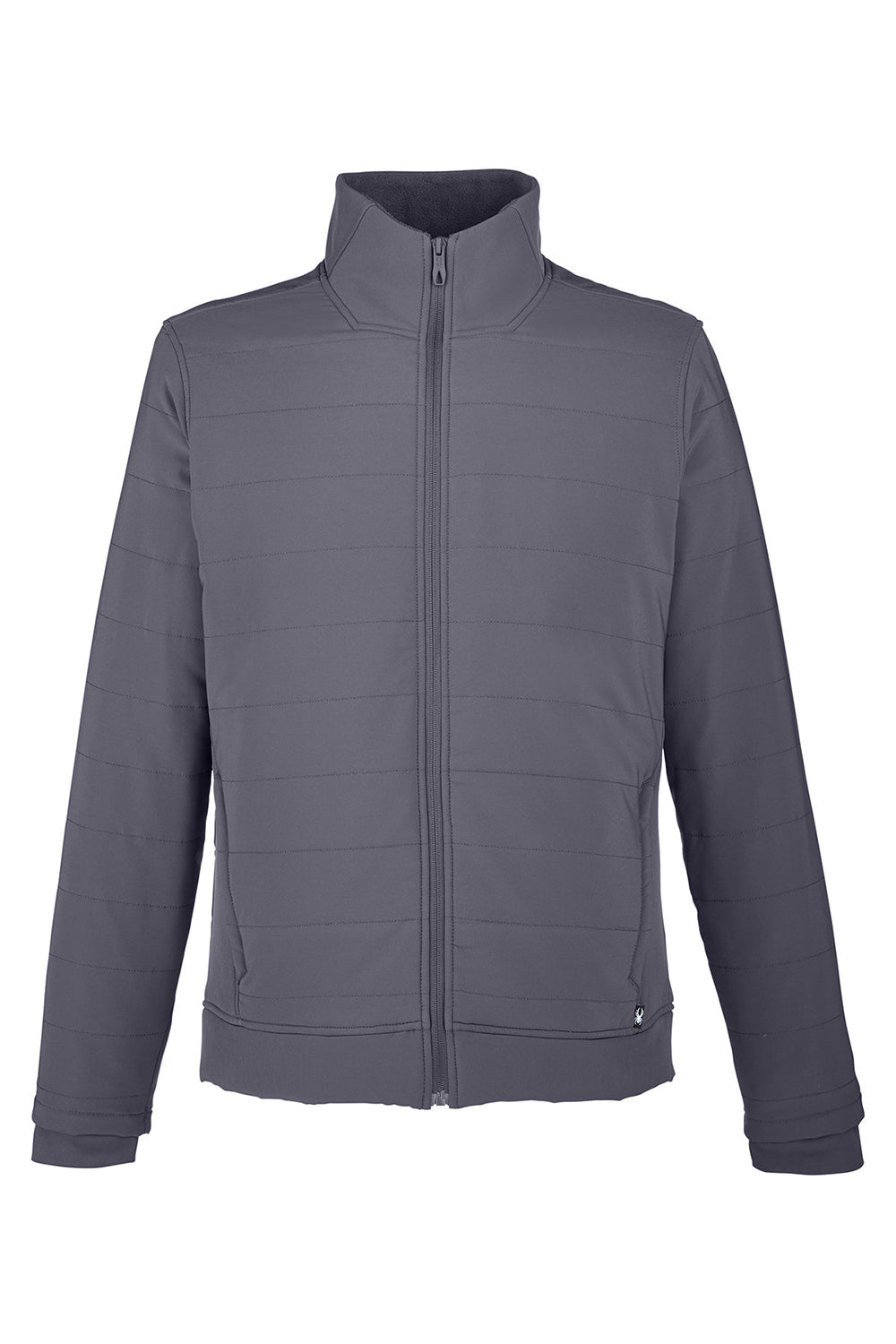 Spyder S17302 Mens Transit Full Zip Jacket Polar Grey Flat Front