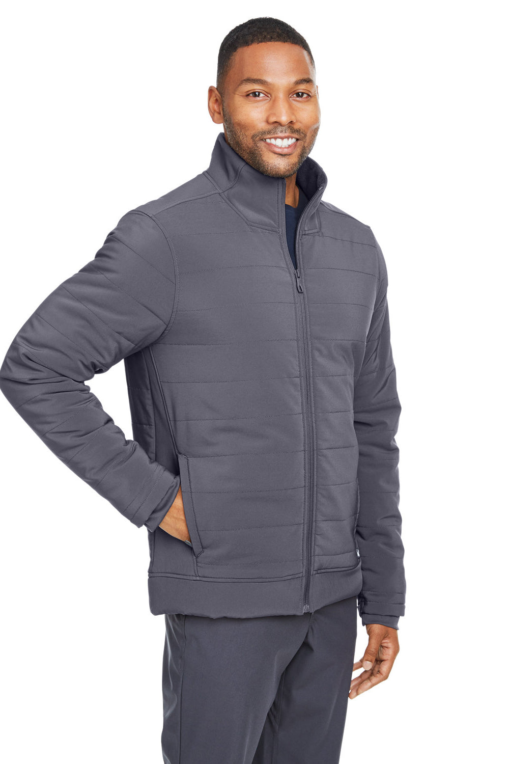 Spyder S17302 Mens Transit Full Zip Jacket Polar Grey Model 3q