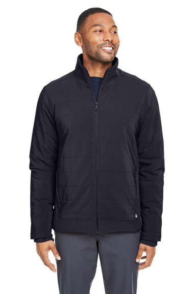 Spyder S17302 Mens Transit Full Zip Jacket Black Model Front