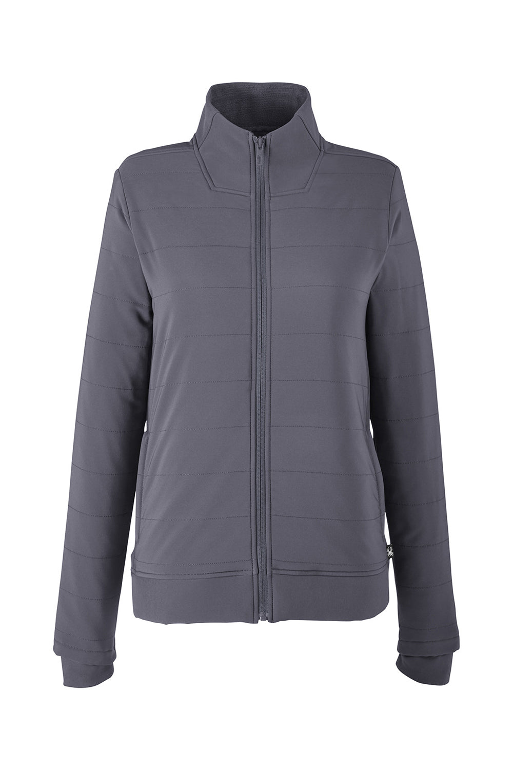 Spyder S17388 Womens Transit Full Zip Jacket Polar Grey Flat Front