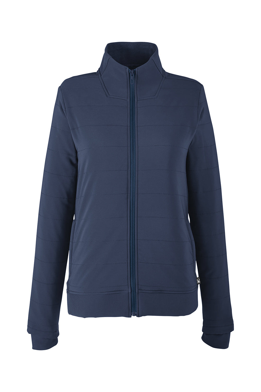 Spyder S17388 Womens Transit Full Zip Jacket Frontier Blue Flat Front