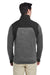 Spyder S17740 Mens Passage Full Zip Sweater Jacket Polar Grey Powder/Black Model Back