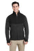 Spyder S17740 Mens Passage Full Zip Sweater Jacket Black Powder/Black Model Front