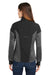 Spyder S17741 Womens Passage Full Zip Sweater Jacket Polar Grey Powder/Black Model Back