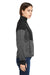 Spyder S17741 Womens Passage Full Zip Sweater Jacket Polar Grey Powder/Black Model Side