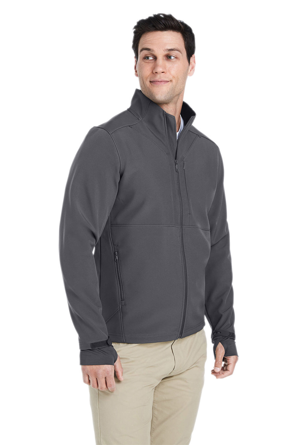 Spyder S17742 Mens Touring Full Zip Jacket Polar Grey Model 3q