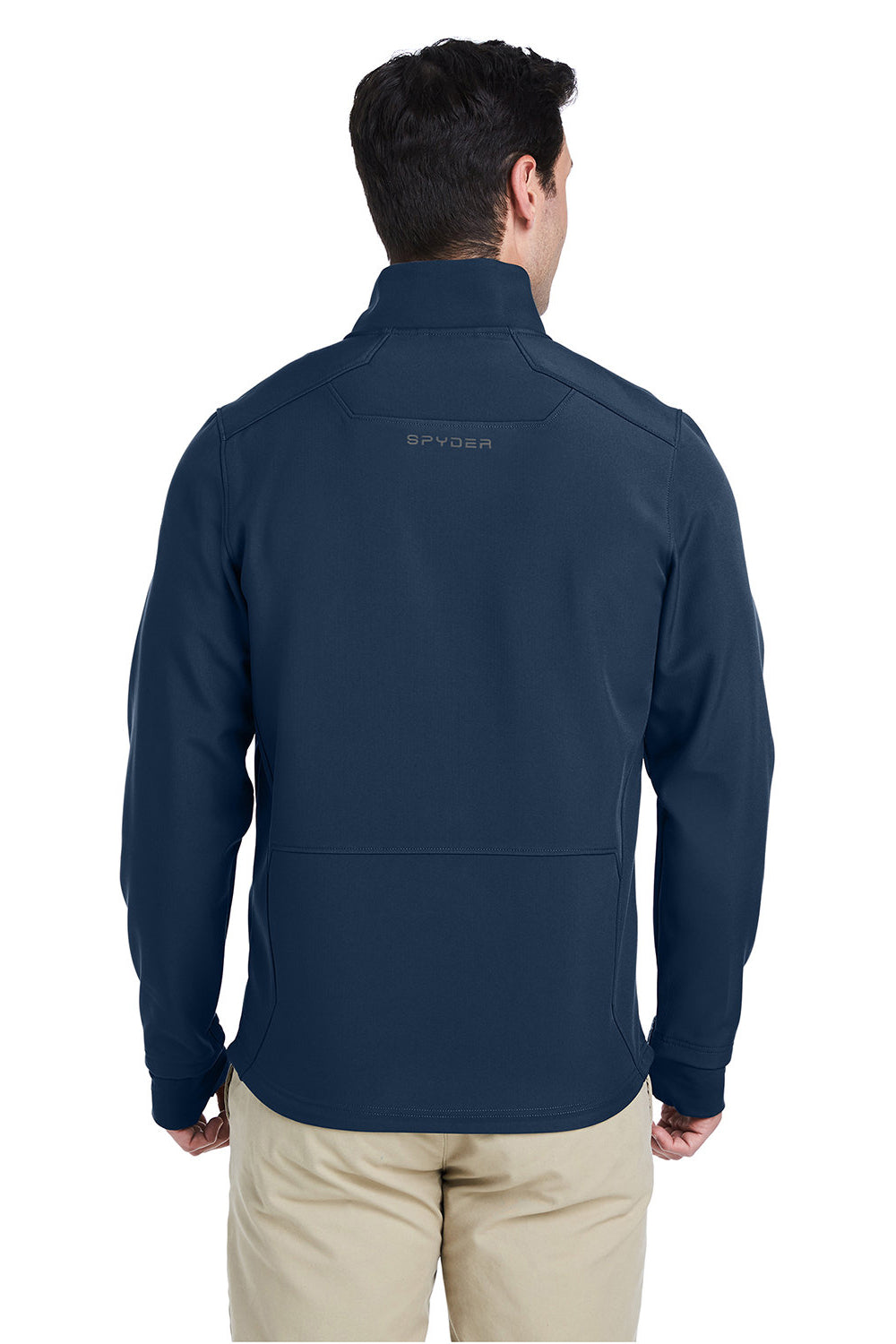 Spyder S17742 Mens Touring Full Zip Jacket Frontier Blue Model Back