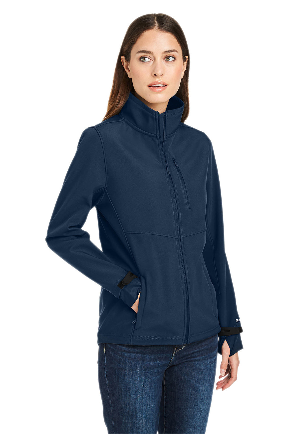 Spyder S17743 Womens Touring Full Zip Jacket Frontier Blue Model 3q