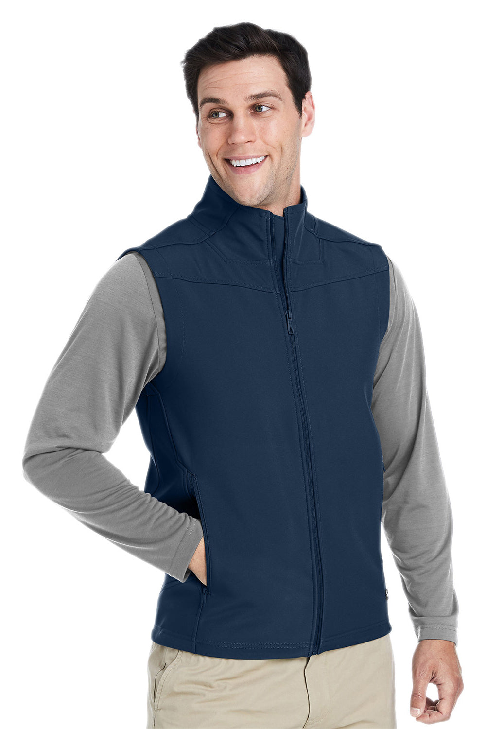 Spyder S17749 Mens Touring Full Zip Vest Frontier Blue Model 3q