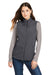 Spyder S17907 Womens Touring Full Zip Vest Polar Grey Model Front