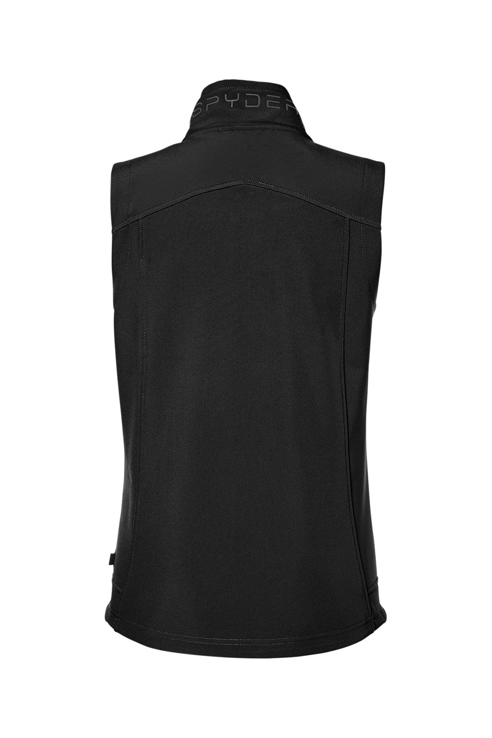 Spyder S17907 Womens Touring Full Zip Vest Black Flat Back