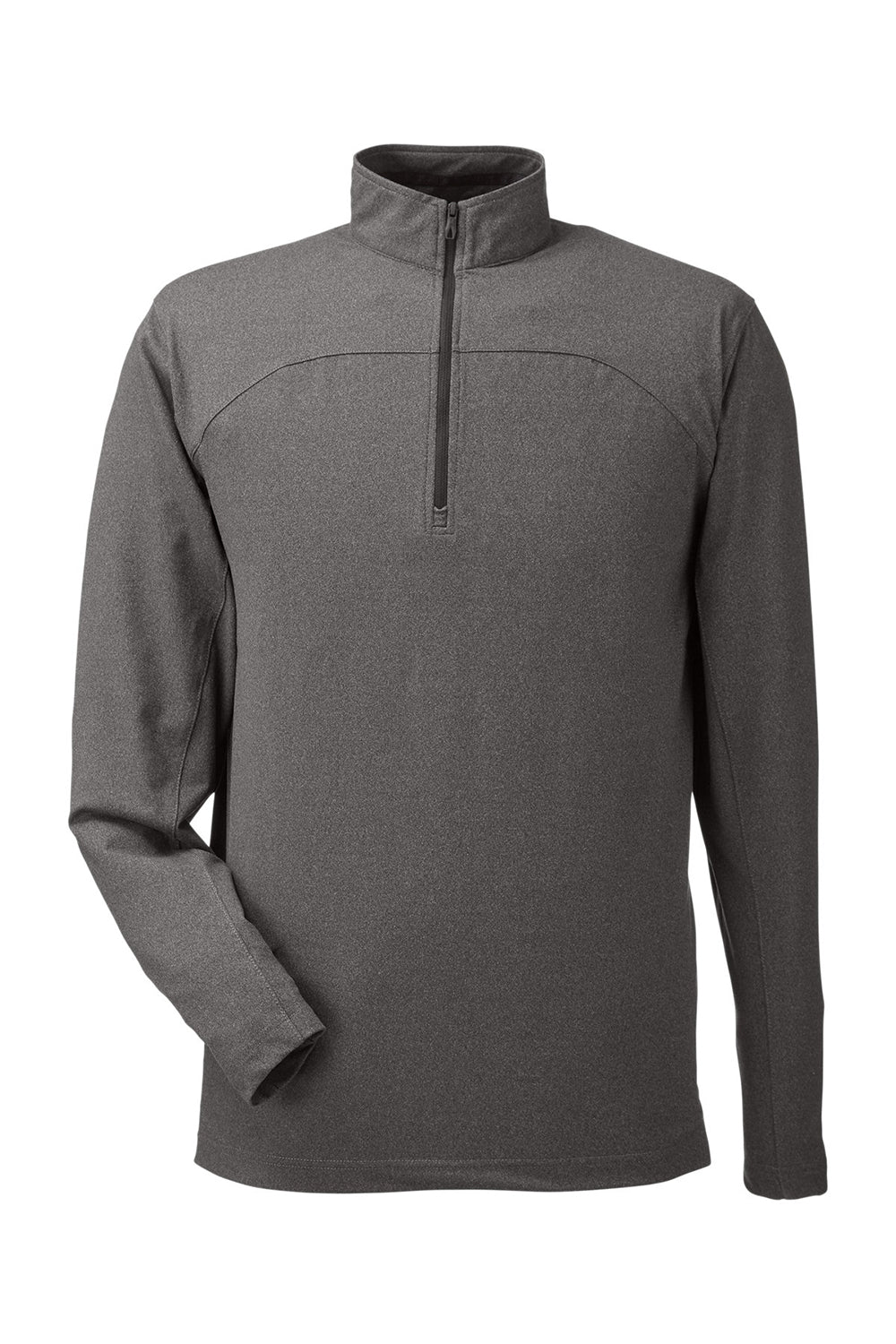 Spyder S17916 Mens Spyre UPF 40+ 1/4 Zip Sweatshirt Black Frost Flat Front