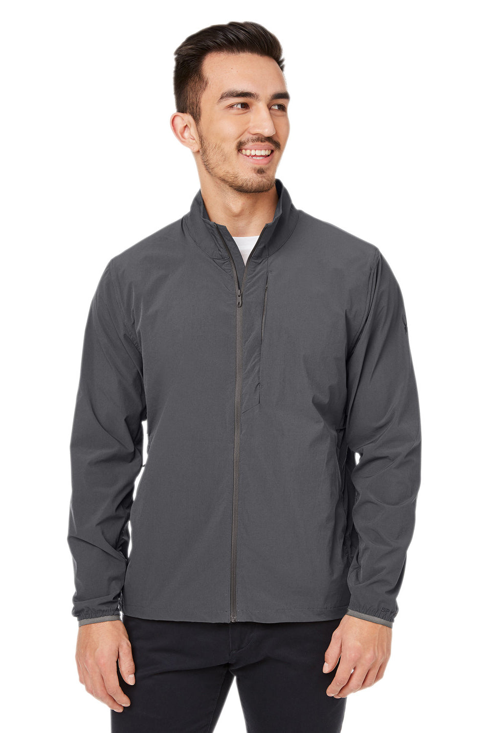 Spyder S17918 Mens Glydelite Full Zip Jacket Polar Grey Model Front