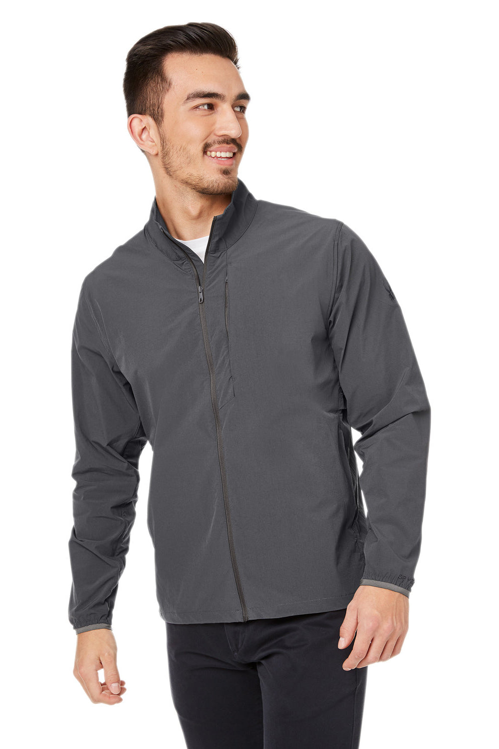 Spyder S17918 Mens Glydelite Full Zip Jacket Polar Grey Model 3q