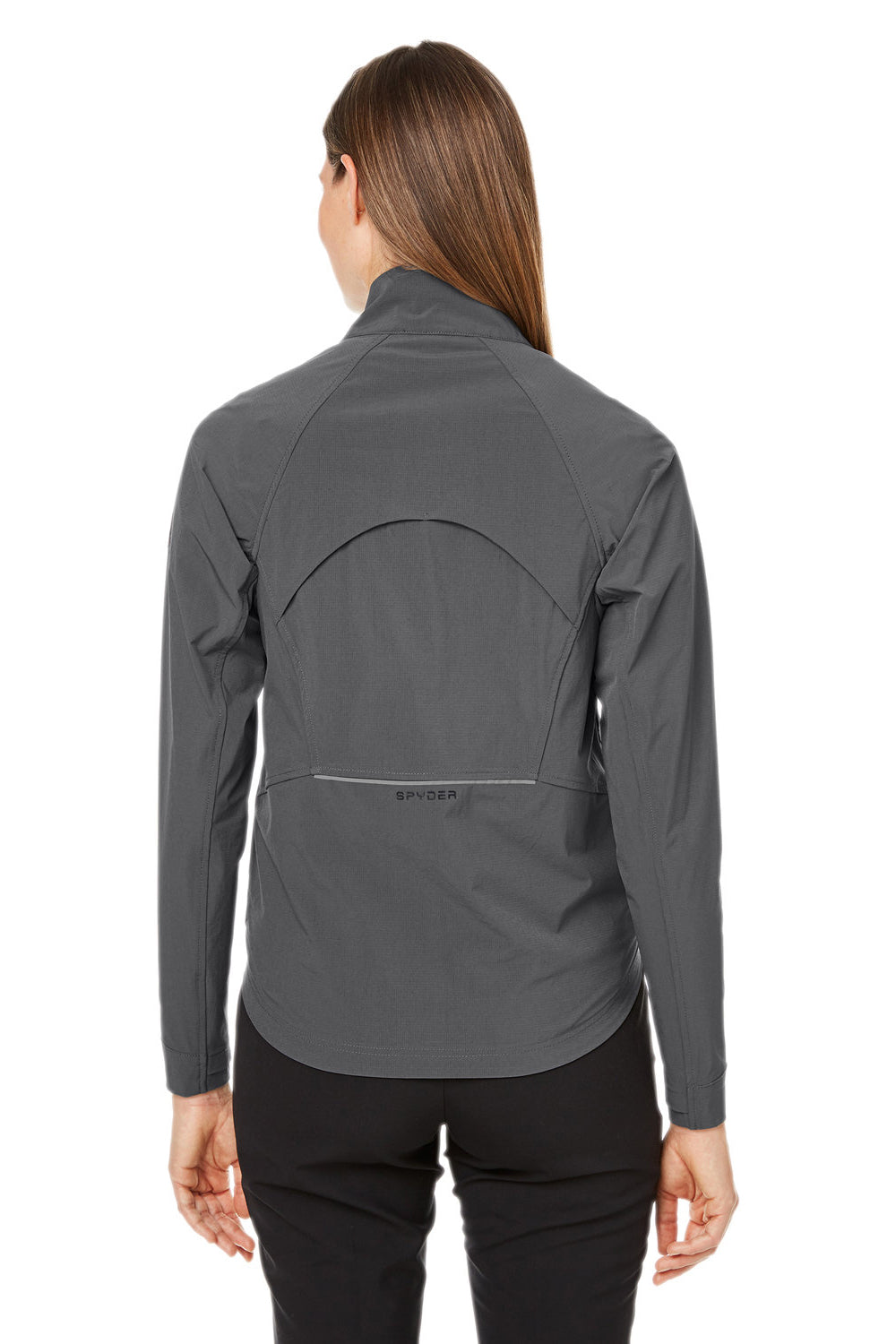 Spyder S17919 Womens Glydelite Full Zip Jacket Polar Grey Model Back