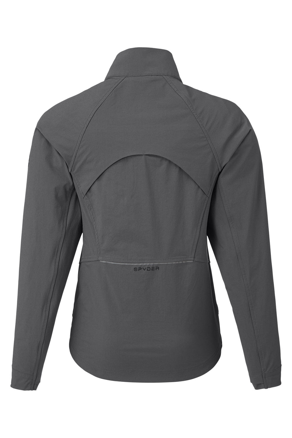 Spyder S17919 Womens Glydelite Full Zip Jacket Polar Grey Flat Back
