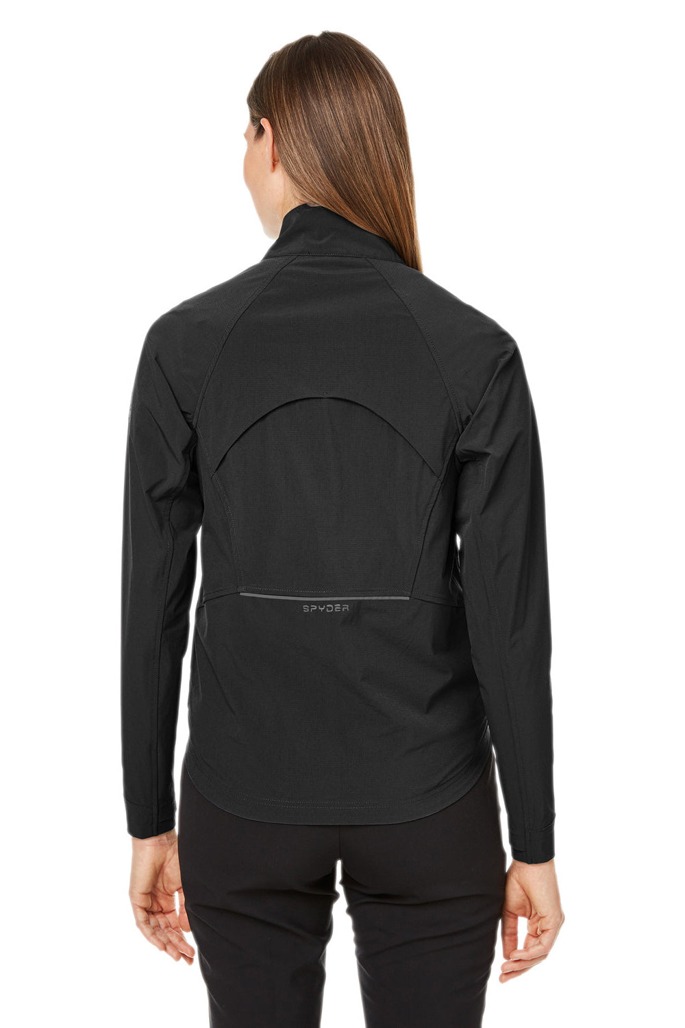 Spyder S17919 Womens Glydelite Full Zip Jacket Black Model Back