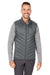 Spyder S17929 Mens Challenger Full Zip Vest Polar Grey Model Front