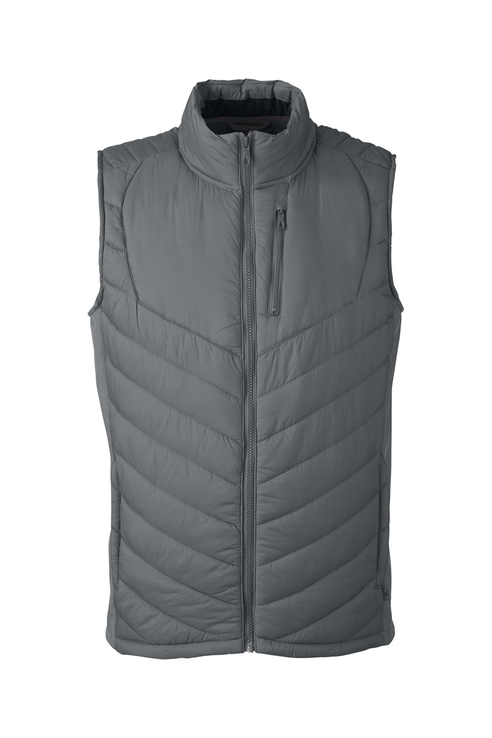 Spyder S17929 Mens Challenger Full Zip Vest Polar Grey Flat Front