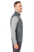 Spyder S17929 Mens Challenger Full Zip Vest Polar Grey Model Side