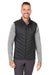 Spyder S17929 Mens Challenger Full Zip Vest Black Model Front