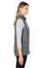 Spyder S17930 Womens Challenger Full Zip Vest Polar Grey Model Side