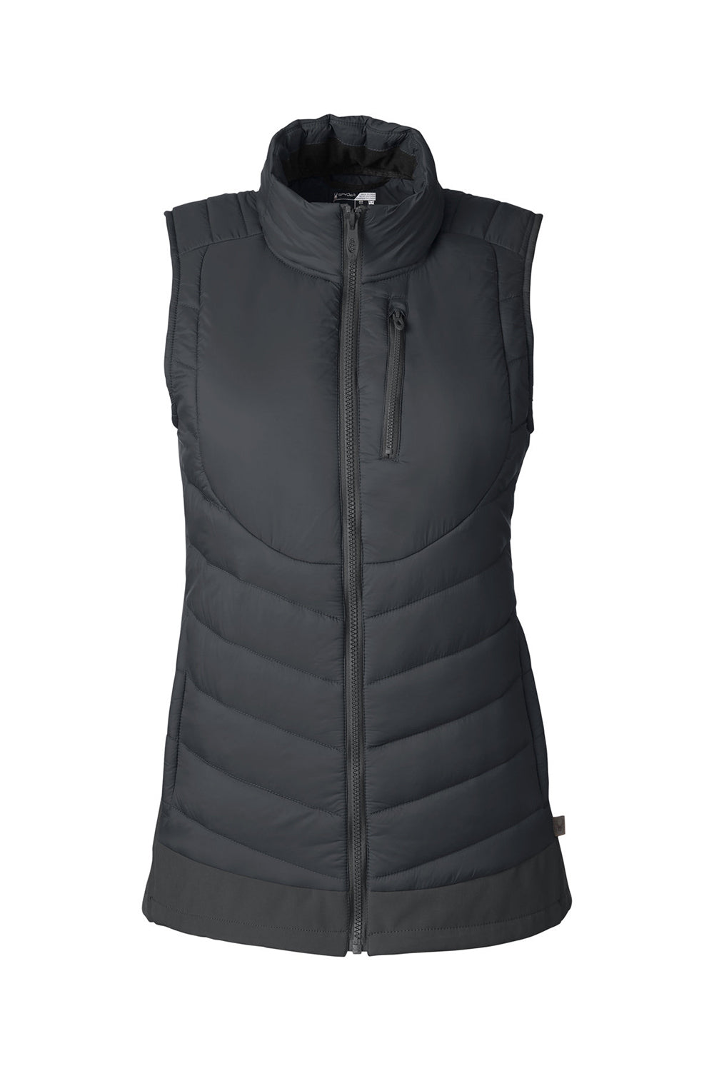 Spyder S17930 Womens Challenger Full Zip Vest Black Flat Front
