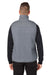 Spyder S17965 Mens Venture Sherpa Full Zip Vest Polar Grey Model Back