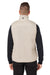 Spyder S17965 Mens Venture Sherpa Full Zip Vest Natural Model Back