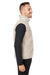 Spyder S17965 Mens Venture Sherpa Full Zip Vest Natural Model Side