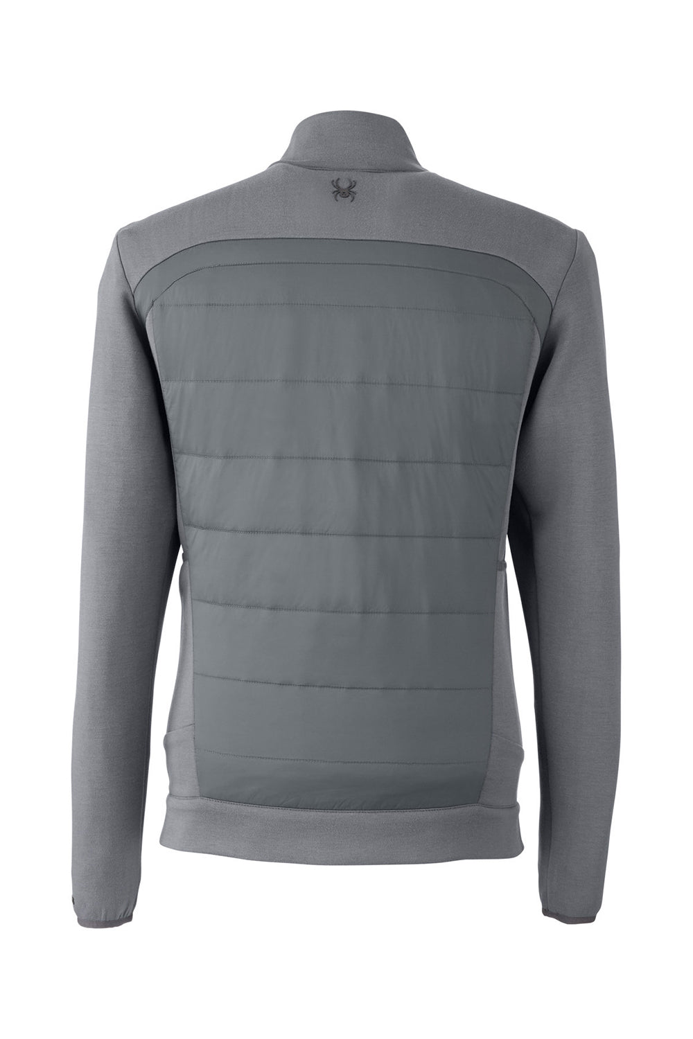 Spyder S17977 Mens Impact Full Zip Jacket Polar Grey Flat Back