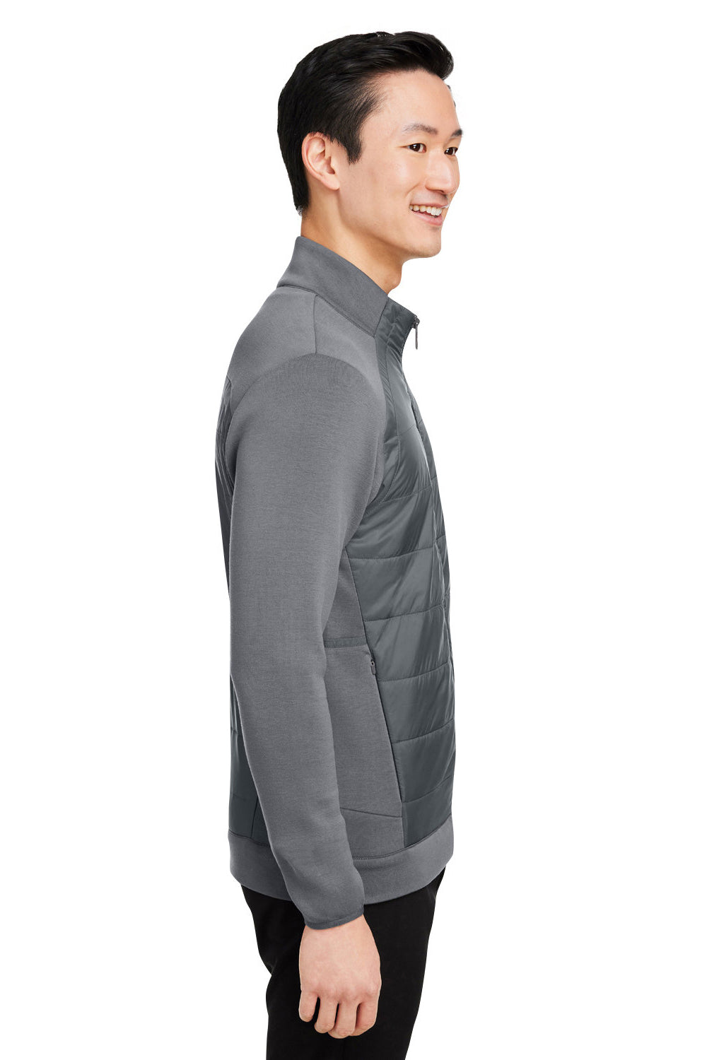 Spyder S17977 Mens Impact Full Zip Jacket Polar Grey Model Side