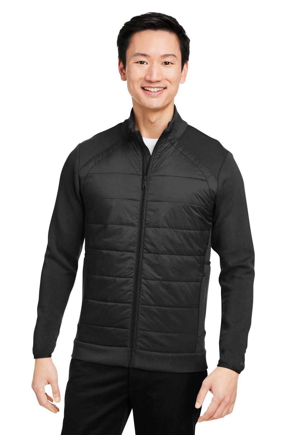 Spyder S17977 Mens Impact Full Zip Jacket Black Model Front