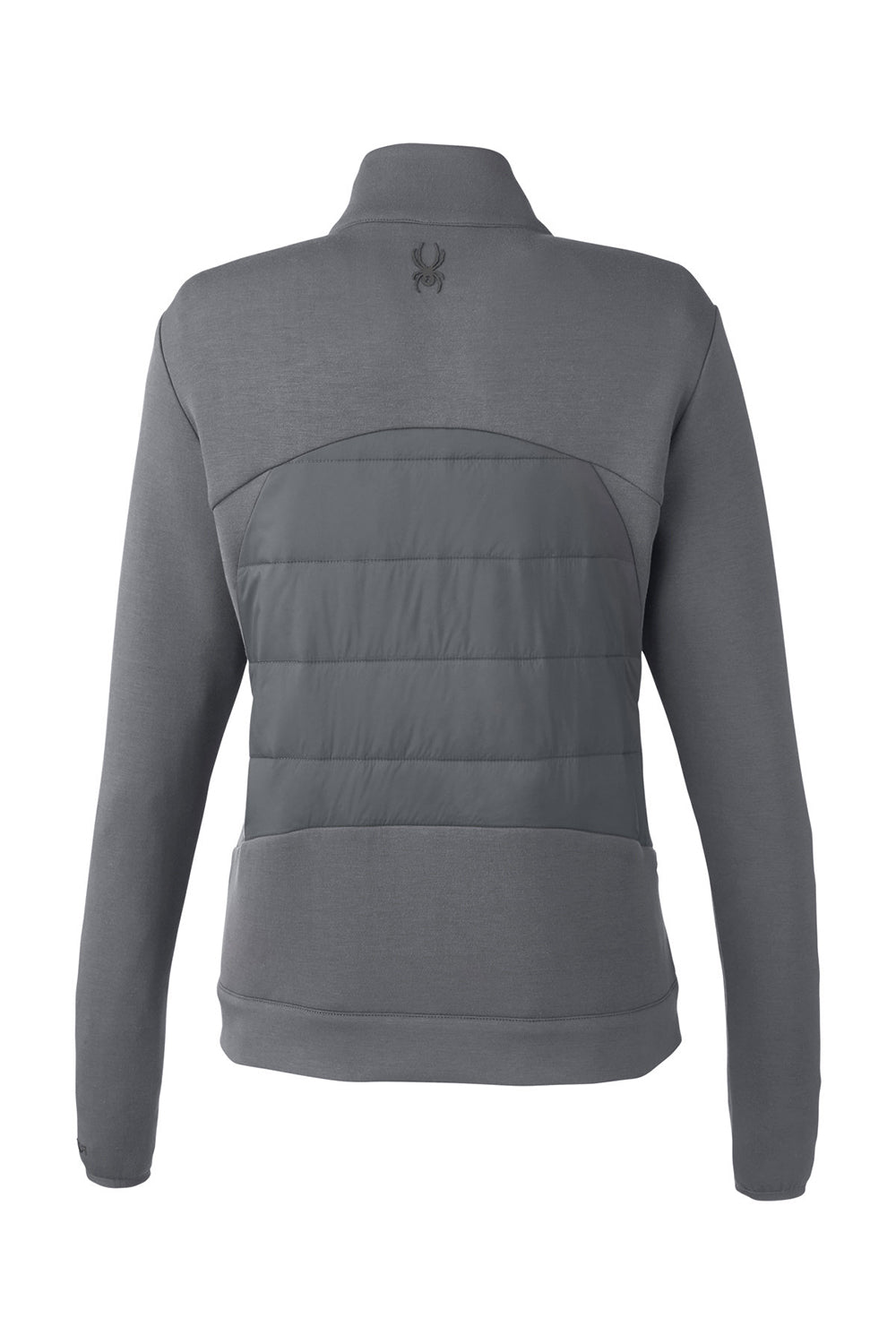 Spyder S17978 Womens Impact Full Zip Jacket Polar Grey Flat Back