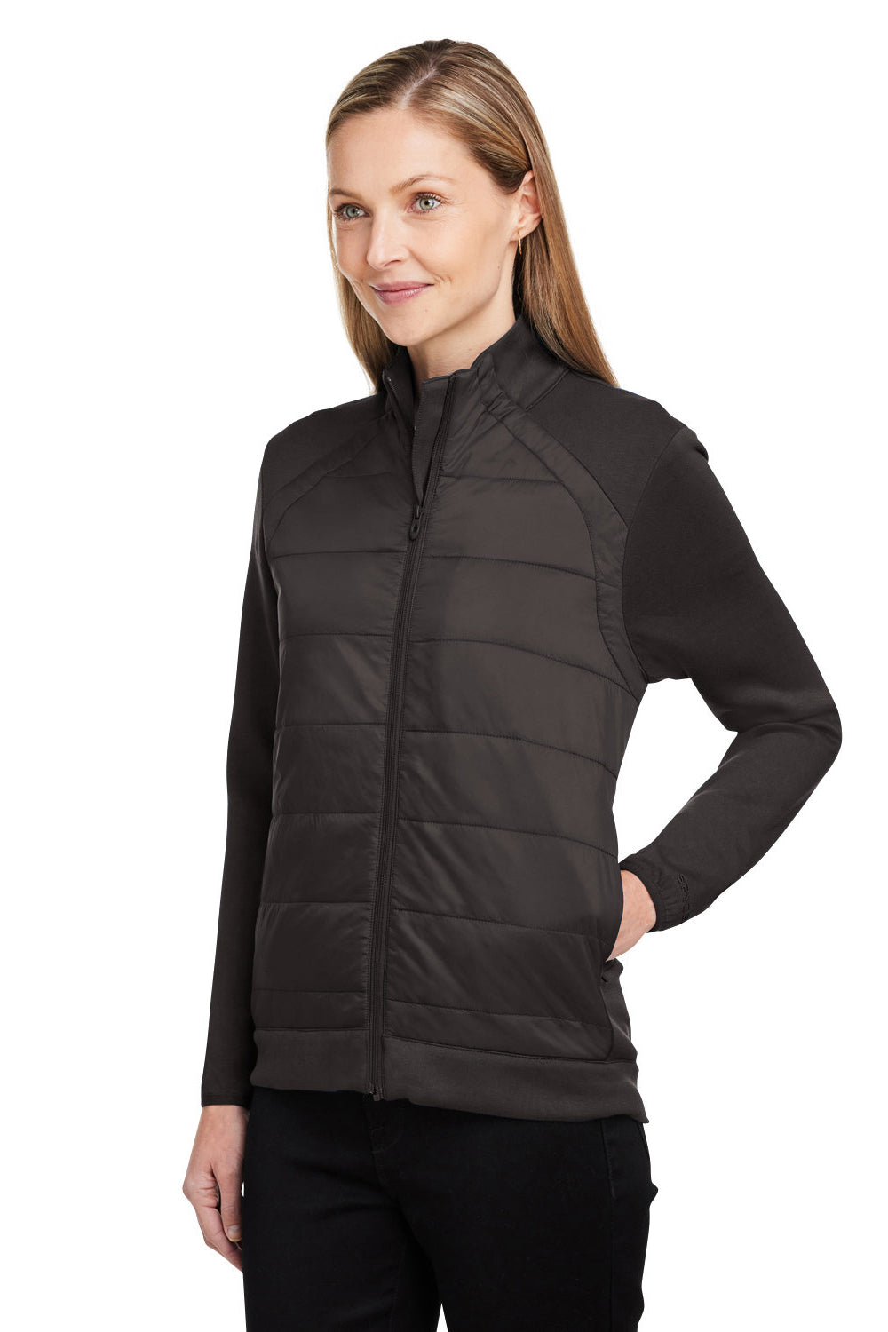 Spyder S17978 Womens Impact Full Zip Jacket Black Model 3q