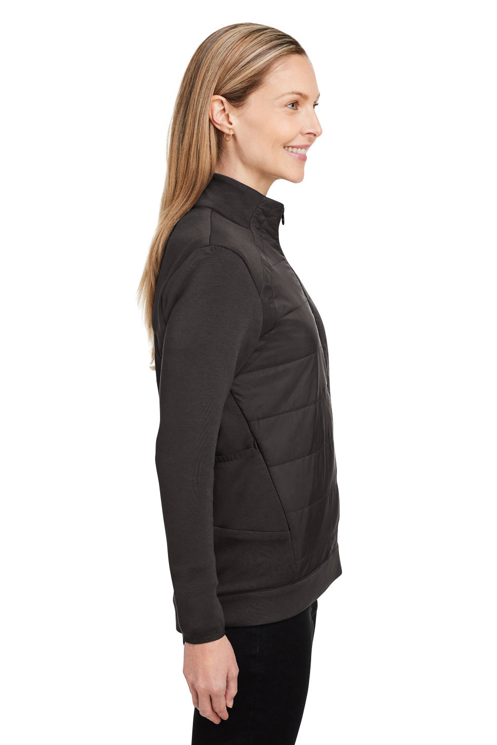 Spyder S17978 Womens Impact Full Zip Jacket Black Model Side