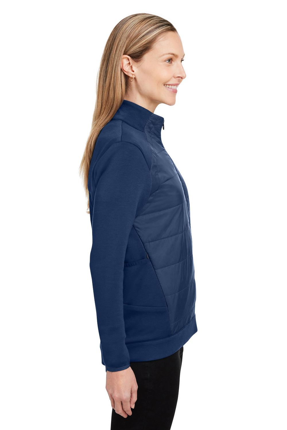 Spyder S17978 Womens Impact Full Zip Jacket Frontier Blue Model Side