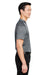 Spyder S17979 Mens Mission Blade Short Sleeve Polo Shirt Polar Grey Model Side