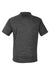 Spyder S17979 Mens Mission Blade Short Sleeve Polo Shirt Black Flat Back