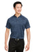 Spyder S17979 Mens Mission Blade Short Sleeve Polo Shirt Frontier Blue Model Front