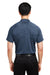 Spyder S17979 Mens Mission Blade Short Sleeve Polo Shirt Frontier Blue Model Back