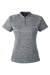Spyder S17980 Womens Mission Blade Short Sleeve Polo Shirt Polar Grey Flat Front