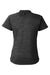 Spyder S17980 Womens Mission Blade Short Sleeve Polo Shirt Black Flat Back